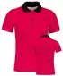 Tricou funcțional pentru femei cu guler premium ALTISPORT VOJ/ALW075TR05 ROȘU STRĂLUCITOR
