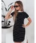 Rochie DSTREET FITLINES EY2584 NEGRU