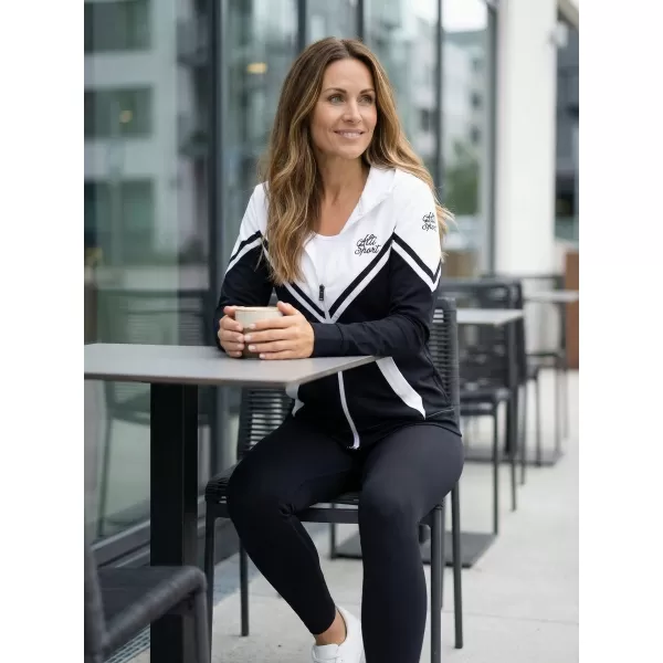  Panoul funcțional pentru femei pe Zip Premium ALTISPORT VOJ/ALW101MI02 ALB -NEGRU 