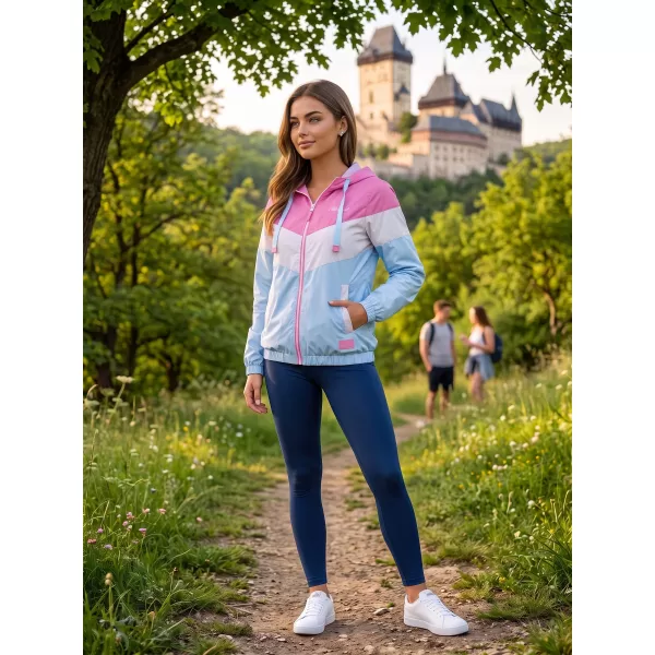 Geacă pentru doamne ALTISPORT EDNA ROZ DESCHIS 