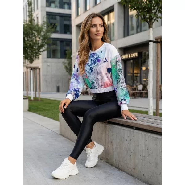  Premium cu hanorac decupat funcțional pentru femei ALTISPORT VOJ/ALW055MI08 VIOLET/VERDE 