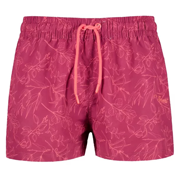  Pantaloni scurți pentru doamne ALTISPORT ELISAN BURGUNDIA 