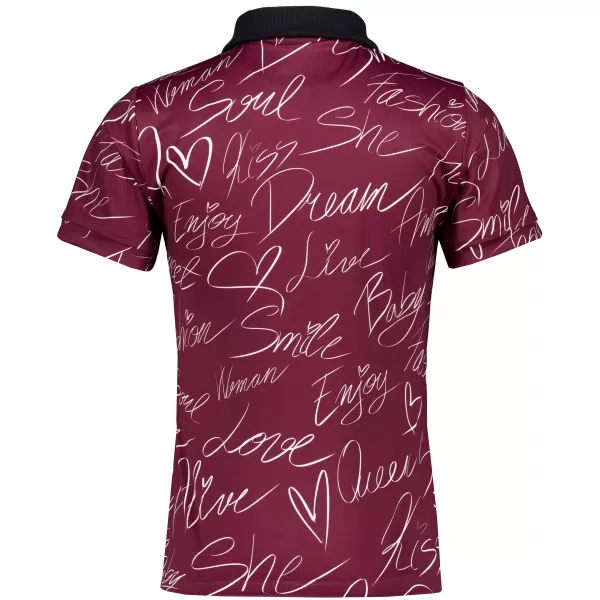  Tricou funcțional pentru femei cu guler premium ALTISPORT VOJ/ALW084TR05 MINEREU 