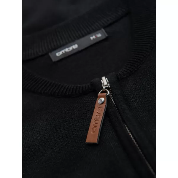  Pulover pentru bărbați OMBRE OM-SWZS-0124 NEGRU 