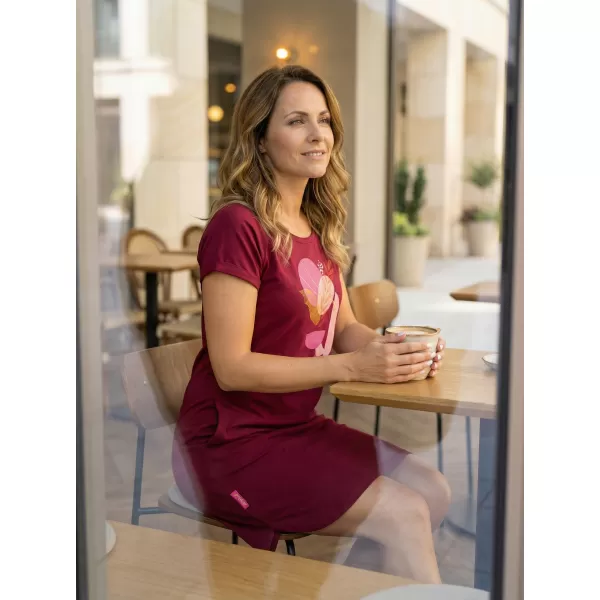  Rochie ALTISPORT EDNITA BURGUNDIA 