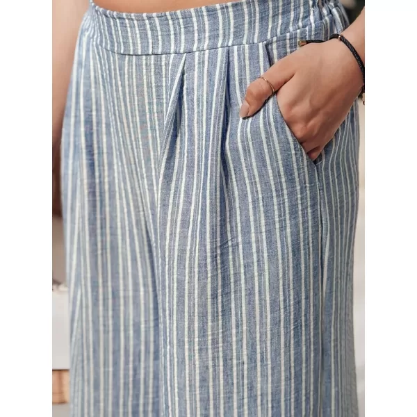  Pantalonii pentru doamne DSTREET MODERESS UY2696 ALBASTRU 
