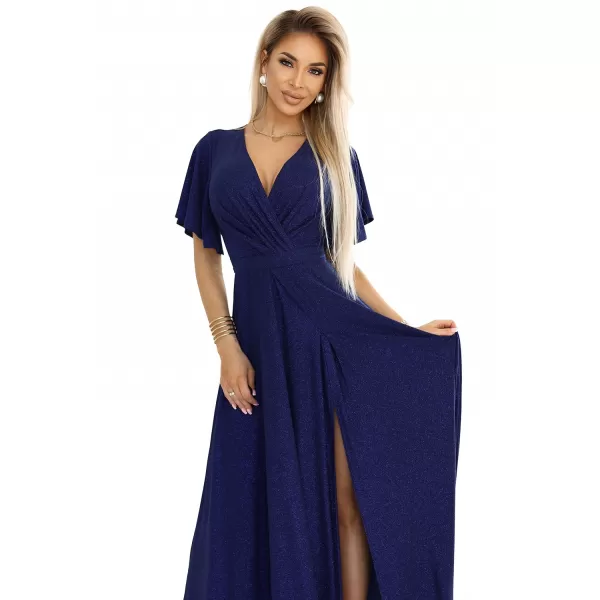  Rochie NUMOCO JENNIFER 581-5 ALBASTRU ÎNCHIS 