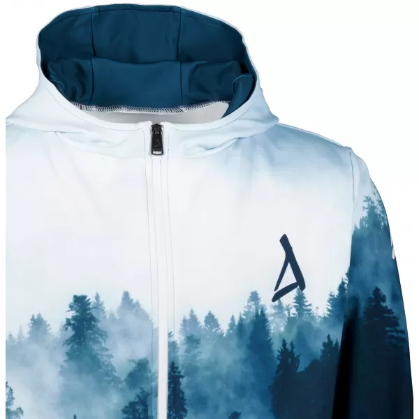  Panouri funcționale pentru bărbați pe Zip Premium ALTISPORT VOJ/ALM030MI02 PĂDURE/ALBASTRU 