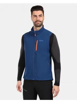 Vestă softshell pentru bărbați KILPI NOIL-M YM0114KI ALBASTRU ÎNCHIS