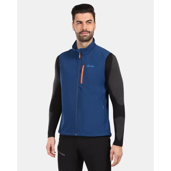  Vestă softshell pentru bărbați KILPI NOIL-M YM0114KI ALBASTRU ÎNCHIS 