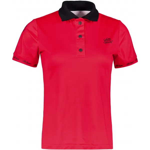  Tricou funcțional pentru femei cu guler premium ALTISPORT VOJ/ALW000TR05 ROŞU 