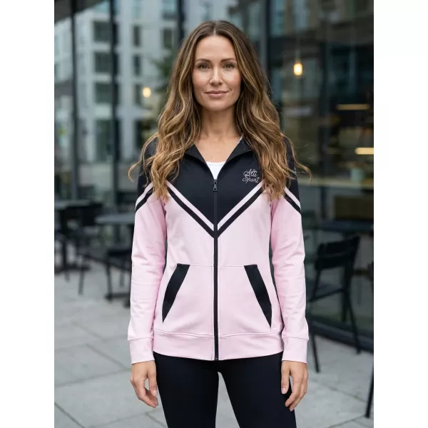  Panoul funcțional pentru femei pe Zip Premium ALTISPORT VOJ/ALW101MI02 ROZ/NEGRU 