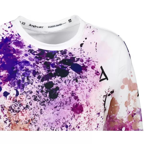  Premium cu hanorac decupat funcțional pentru femei ALTISPORT VOJ/ALW055MI08 VIOLET/PORTOCALIU 