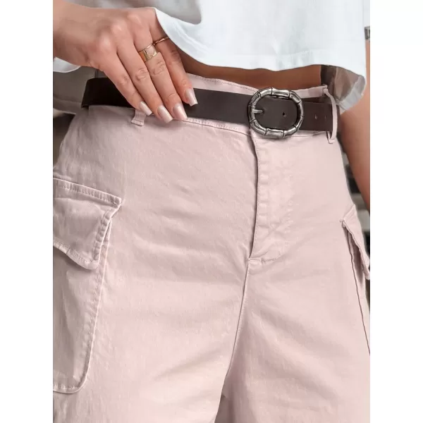  Pantalonii pentru doamne DSTREET GOTRENDI UY2523 ROZ 