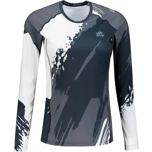  Tricou funcțional pentru femei cu mâneci lungi premium ALTISPORT VOJ/ALW081TR03 NEGRU 