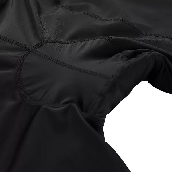  Pantaloni scurți pentru biciclete pentru bărbați ALPINE PRO ARS NEGRU 