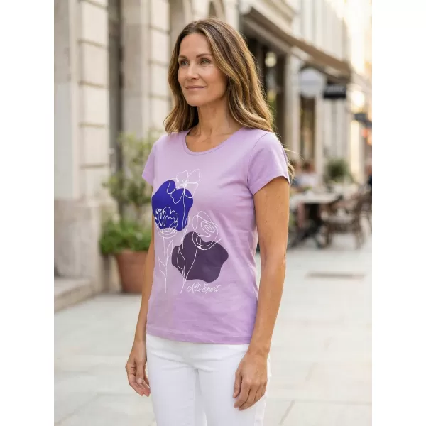  Tricou de dama ALTISPORT ALW189122 ORHIDEE 