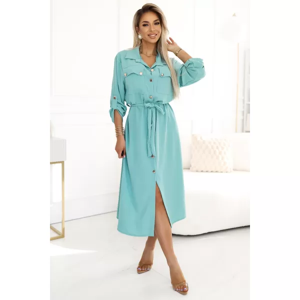  Rochie NUMOCO 531-2 MENTĂ 