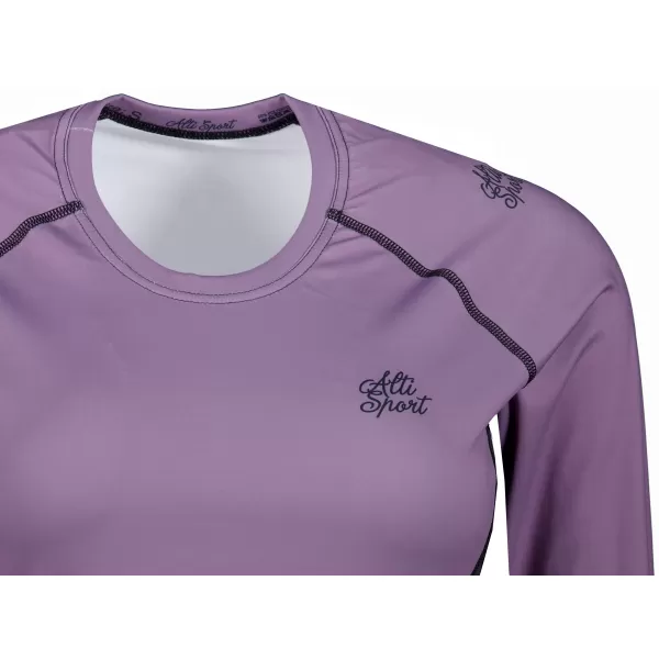  Tricou funcțional pentru femei cu mâneci lungi premium ALTISPORT VOJ/ALW078TR03 VIOLET 