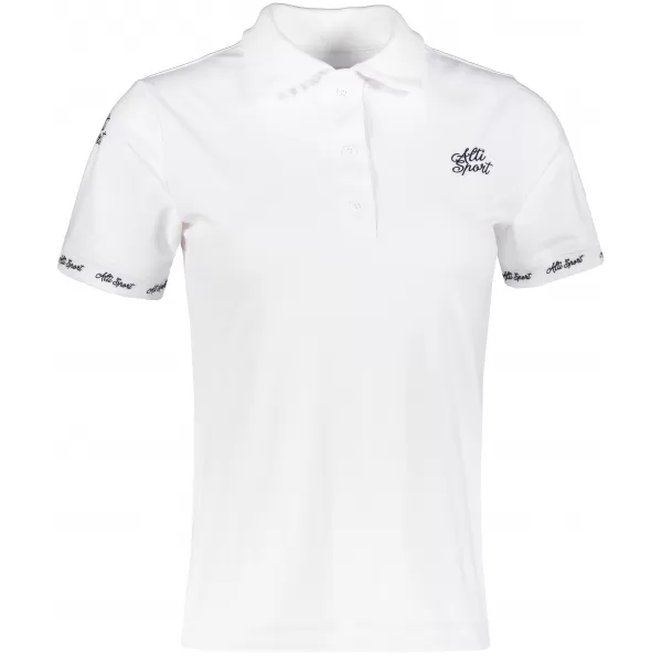  Tricou funcțional pentru femei cu guler premium ALTISPORT VOJ/ALW000TR05 ALB 