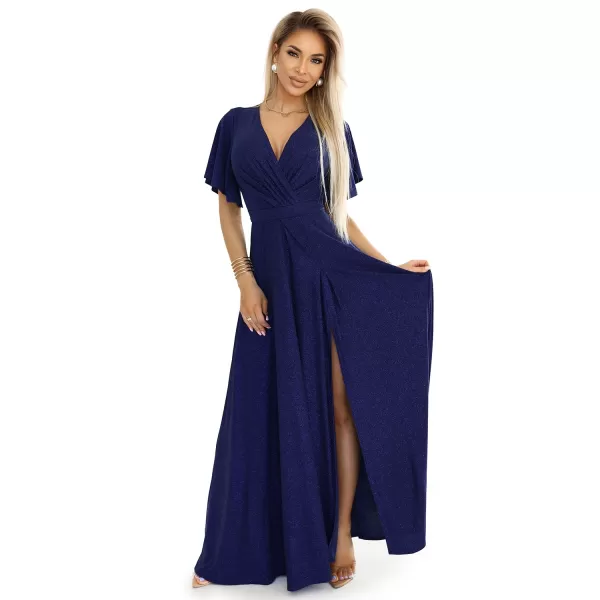  Rochie NUMOCO JENNIFER 581-5 ALBASTRU ÎNCHIS 