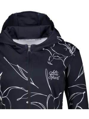 Panoul funcțional pentru femei pe Zip Premium ALTISPORT VOJ/ALW100MI02 NEGRU