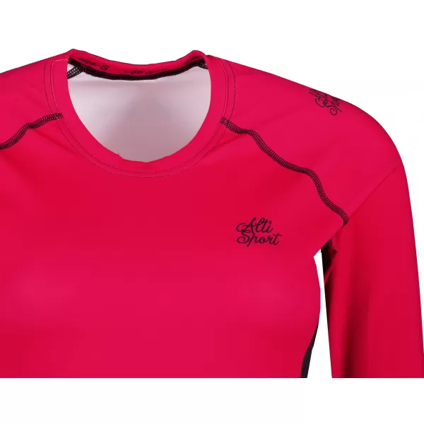  Tricou funcțional pentru femei cu mâneci lungi premium ALTISPORT VOJ/ALW078TR03 ROŞU 