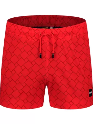 Pantaloni scurți de baie NORDBLANC NBSPM8019 ROŞU