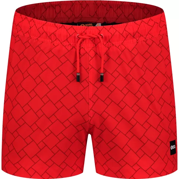  Pantaloni scurți de baie NORDBLANC NBSPM8019 ROŞU 