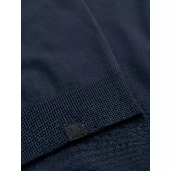  Pulover pentru bărbați OMBRE OM-SWZS-0124 ALBASTRU MARIN 
