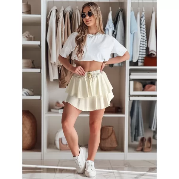  Fusta doamnelor DSTREET FALBELA CY0493 ALB 