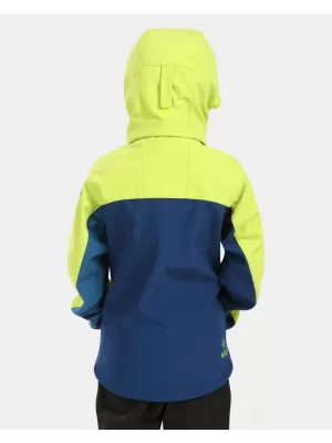 Jacheta softshell pentru băieți KILPI RAVIO-J YJ0107KI ALBASTRU ÎNCHIS