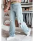 Pantalonii pentru doamne DSTREET STYLLEG UY2491 ALBASTRU