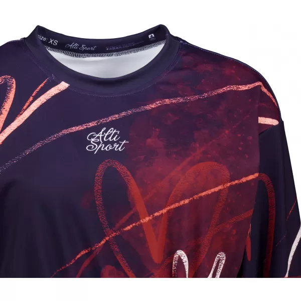  Premium cu hanorac decupat funcțional pentru femei ALTISPORT VOJ/ALW082MI08 VIOLET 