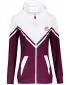Panoul funcțional pentru femei pe Zip Premium ALTISPORT VOJ/ALW101MI02 BURGUNDIA/ALB