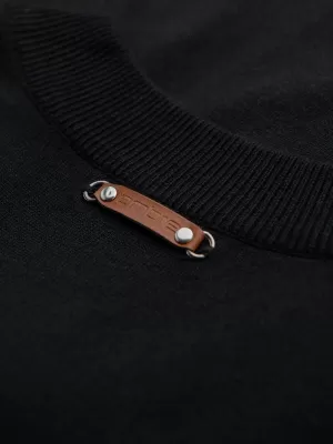 Pulover pentru bărbați OMBRE OM-SWZS-0124 NEGRU