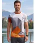 Funcțional t -thirt premium Plus ALTISPORT VOJ/ALM007TR02 PORTOCALIU/GRI