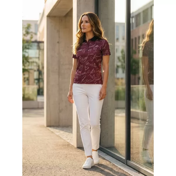  Tricou funcțional pentru femei cu guler premium ALTISPORT VOJ/ALW084TR05 MINEREU 