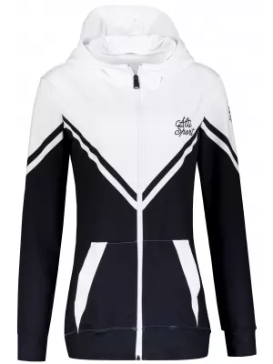 Panoul funcțional pentru femei pe Zip Premium ALTISPORT VOJ/ALW101MI02 ALB -NEGRU