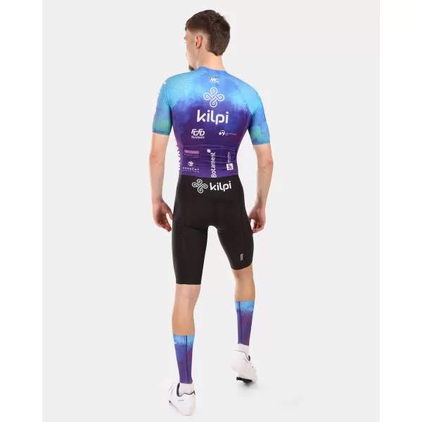  O salopetă pentru biciclete cu mâneci scurte KILPI AURORA-M YM0367KI ALBASTRU 