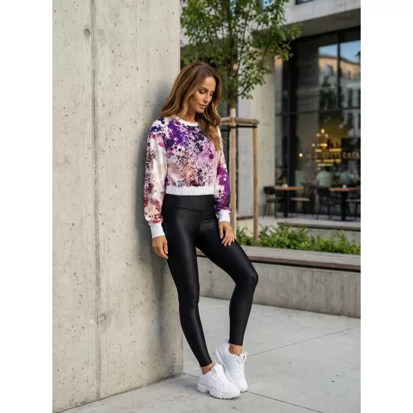  Premium cu hanorac decupat funcțional pentru femei ALTISPORT VOJ/ALW055MI08 VIOLET/PORTOCALIU 