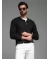Pulover pentru bărbați OMBRE OM-SWZS-0124 NEGRU