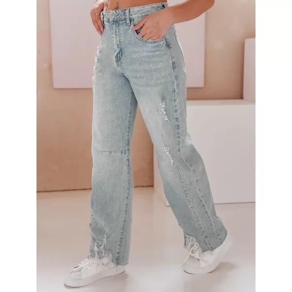  Pantalonii pentru doamne DSTREET BAGETSON UY2431 GRI DESCHIS 