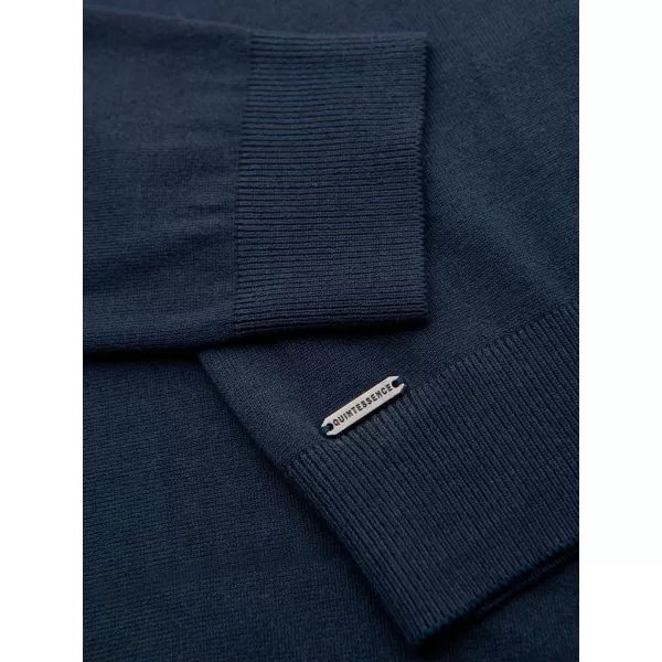  Cardigan masculin OMBRE OM-SWCD-0126 ALBASTRU MARIN 