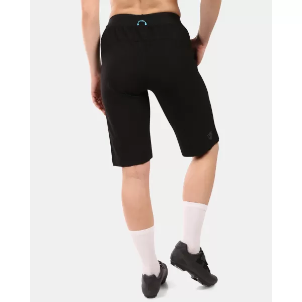  Pantaloni scurți pentru biciclete pentru doamne KILPI HIXON-W YL0417KI NEGRU 