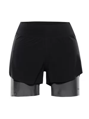 Pantaloni scurți de damă ALPINE PRO GAJERA NEGRU