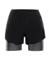 Pantaloni scurți de damă ALPINE PRO GAJERA NEGRU
