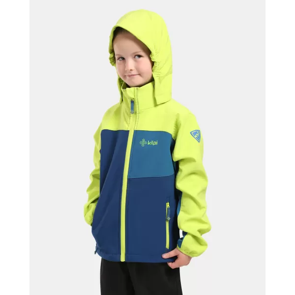  Jacheta softshell pentru băieți KILPI RAVIO-J YJ0107KI ALBASTRU ÎNCHIS 