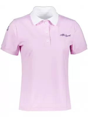 Tricou funcțional pentru femei cu guler premium ALTISPORT VOJ/ALW075TR05 ROZ UȘOR