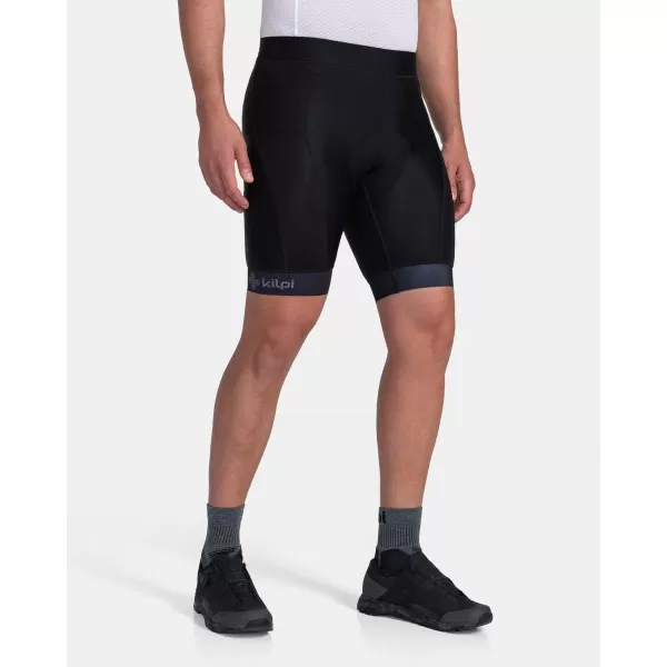  Pantaloni scurți pentru biciclete pentru bărbați KILPI PRESSURE-M YM0455KI NEGRU 